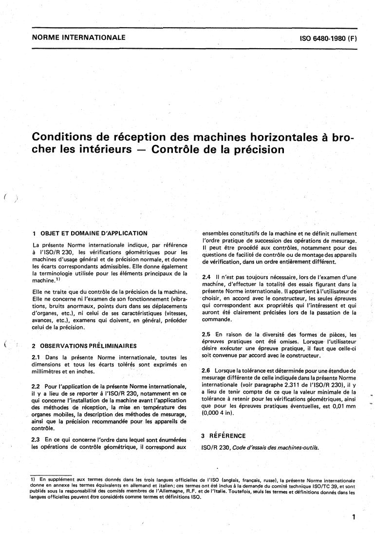 ISO 6480:1980 ISO 6480:1980 - Title missing - Legacy paper document
Released:1/1/1980 - Page 2 preview