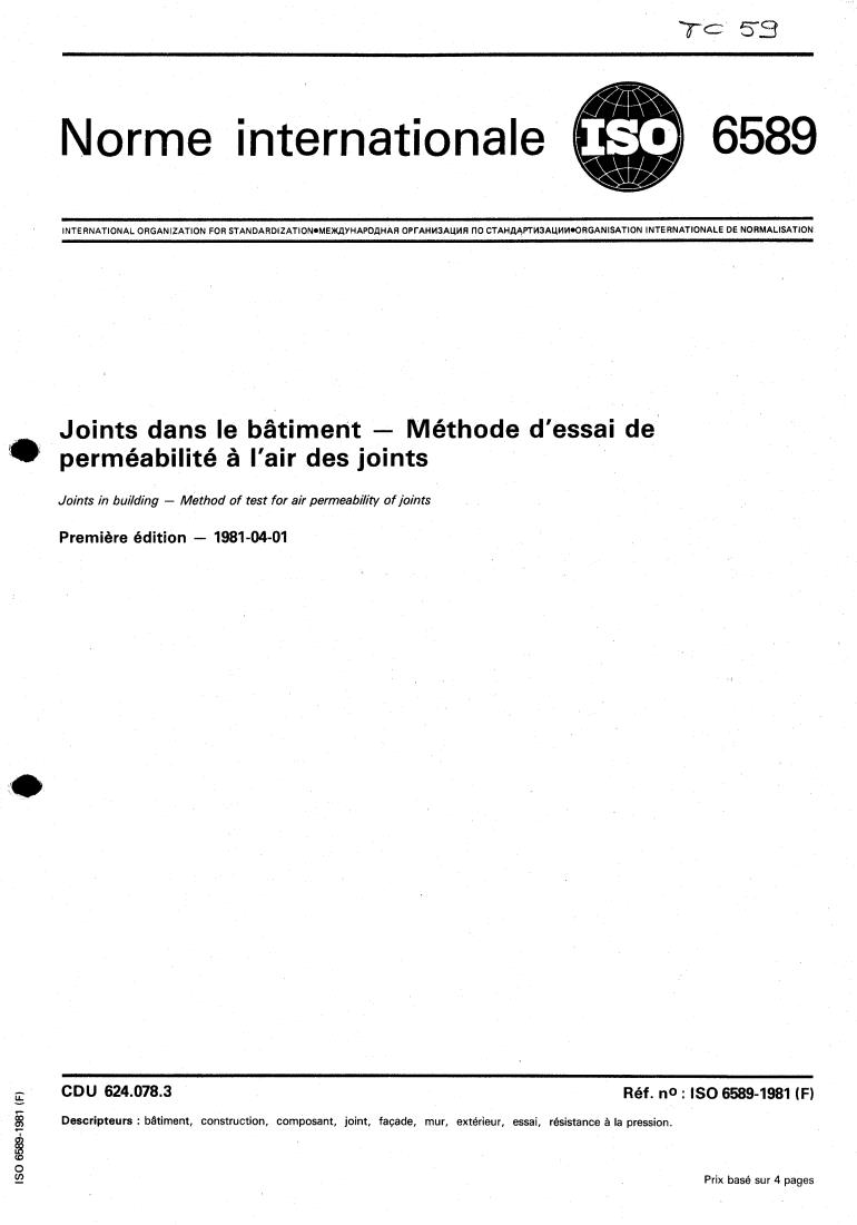 ISO 6589:1981 ISO 6589:1981 - Title missing - Legacy paper document
Released:1/1/1981 - Page 1 preview