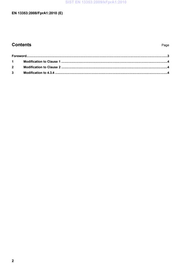 EN 13353:2008/FprA1 EN 13353:2009/kFprA1:2010 - Page 4 preview