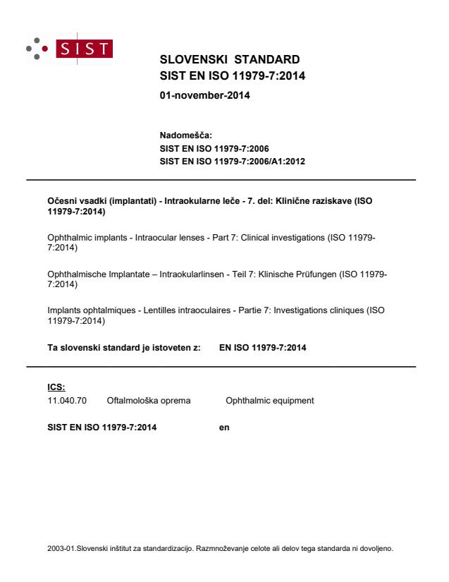 EN ISO 11979-7:2014