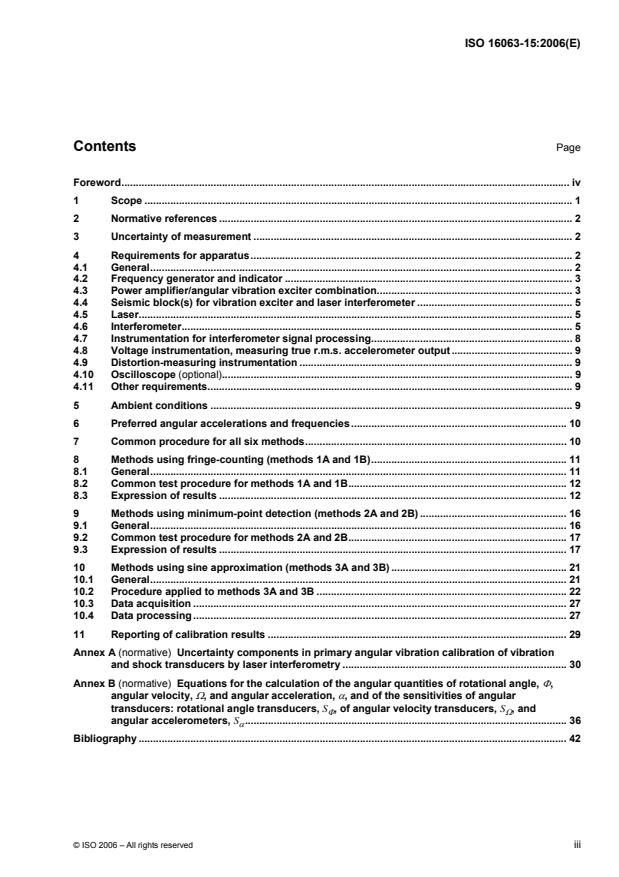ISO 16063-15:2006 - Methods for the calibration of vibration and shock transducers