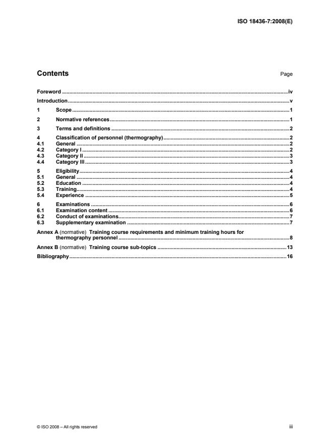ISO 18436-7:2008 - Condition monitoring and diagnostics of machines -- Requirements for qualification and assessment of personnel