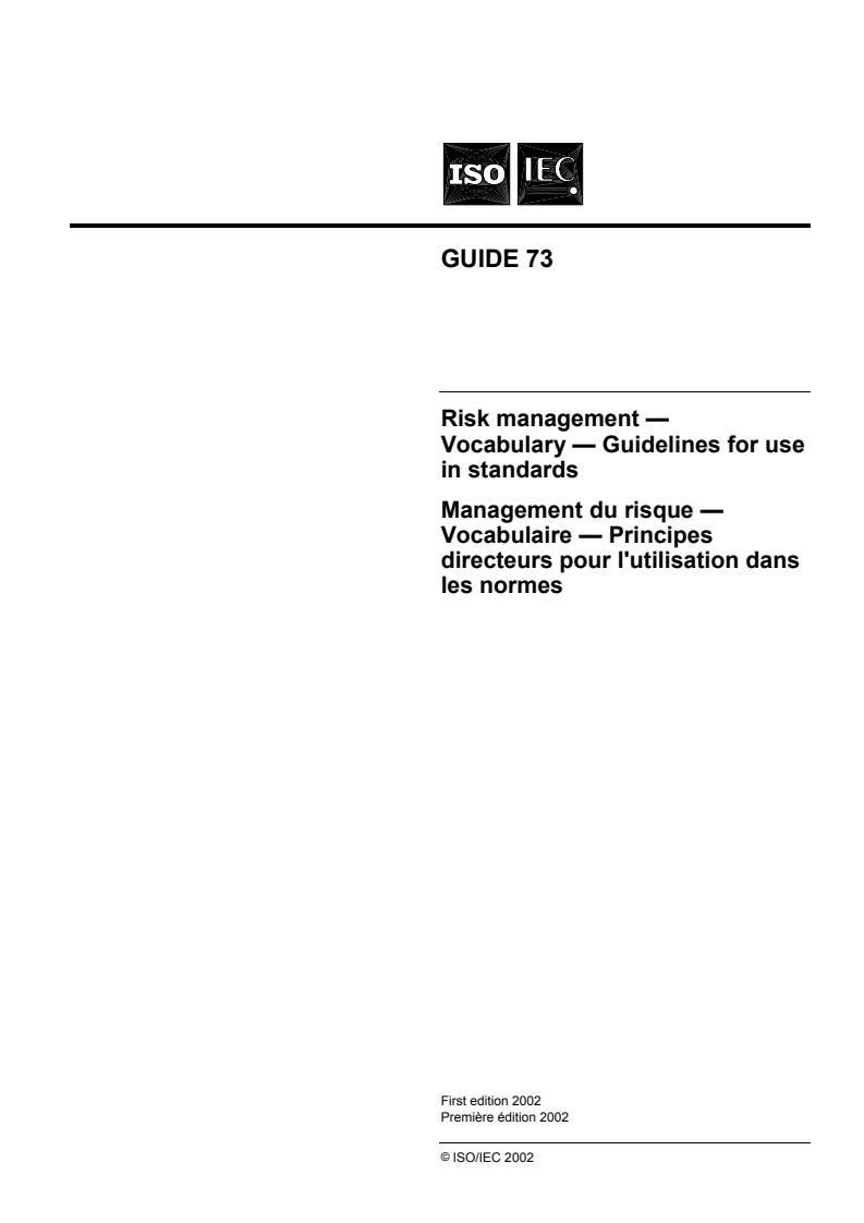 ISO/IEC Guide 73:2002