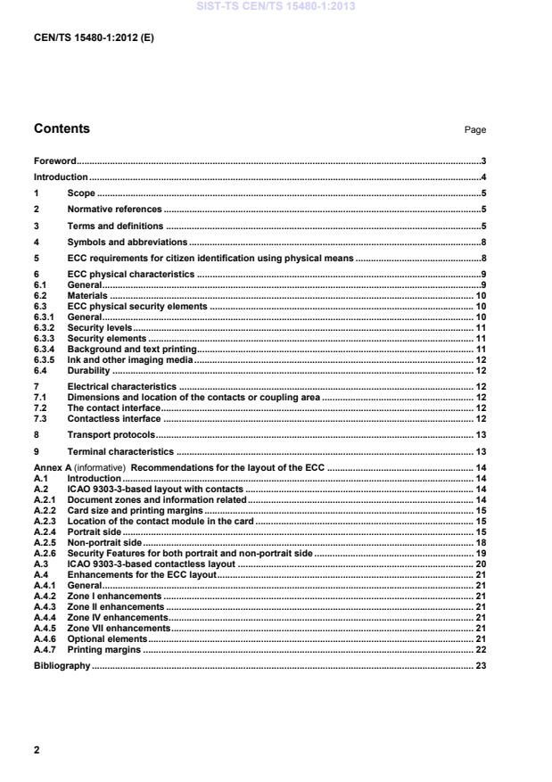 CEN/TS 15480-1:2012 TS CEN/TS 15480-1:2013 - Page 4 preview