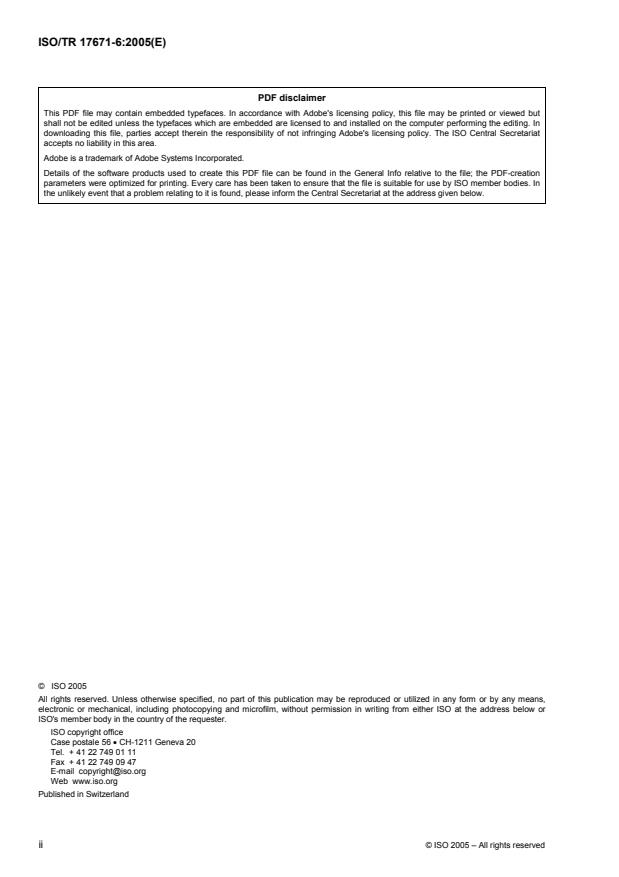 ISO/TR 17671-6:2005 ISO/TR 17671-6:2005 - Welding — Recommendations for welding of metallic materials — Part 6: Laser beam welding
Released:2/9/2005 - Page 2 preview