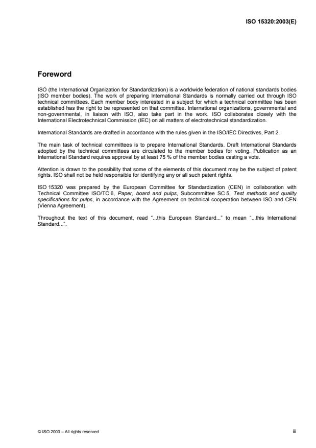 ISO 15320:2003 - Pulp, paper and board -- Determination of pentachlorophenol in an aqueous extract