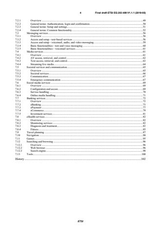 SIST EG 203 499 V1.1.1:2020 ETSI EG 203 499 V1.1.1 (2019-05) - Human Factors (HF); User-centred terminology for existing and upcoming ICT devices, services and applications - Page 4 preview