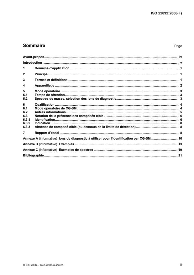 ISO 22892:2006 - Qualité du sol -- Lignes directrices pour l'identification de composés cibles par chromatographie en phase gazeuse et spectrométrie de masse