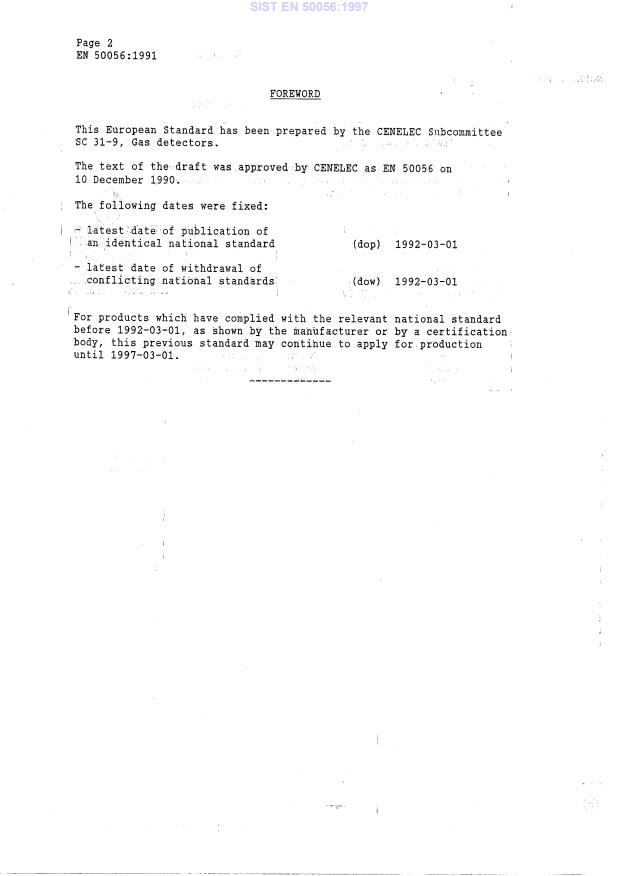 EN 50056:1991 EN 50056:1997 - Page 4 preview