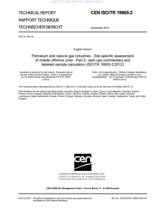 TP CEN ISO/TR 19905-2:2014 - BARVE