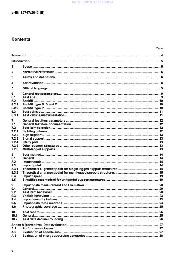 prEN 12767 prEN 12767:2013 - Page 4 preview