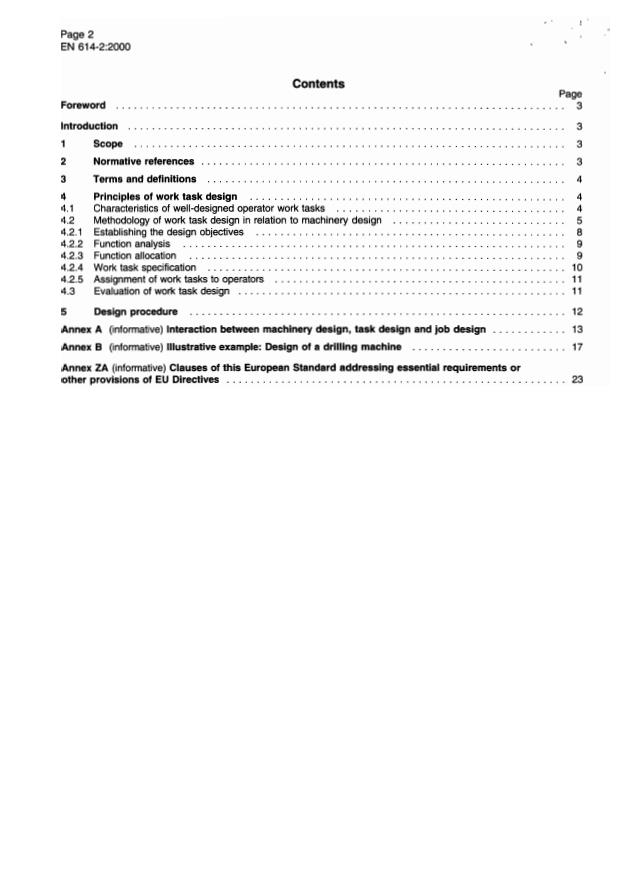 EN 614-2:2000 EN 614-2:2001 - Page 4 preview