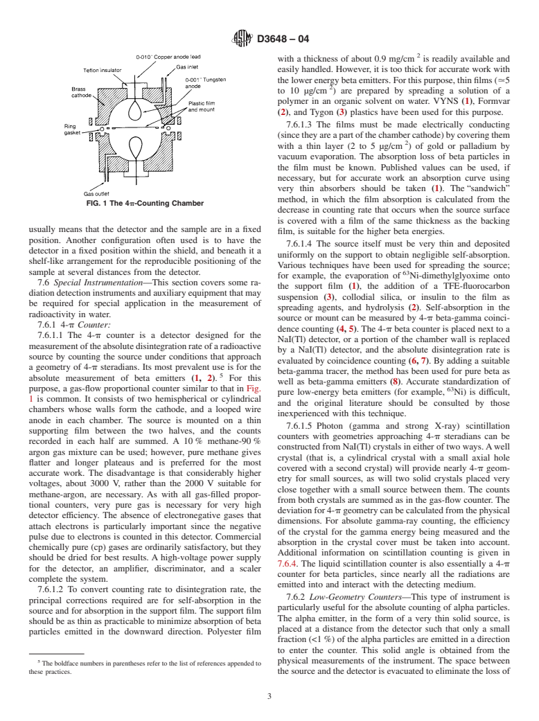 ASTM D3648-04 - Standard Practices for the Measurement of Radioactivity