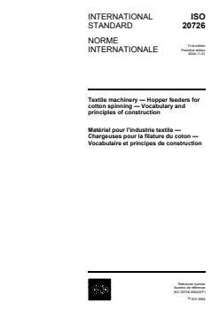 ISO 20726:2004 ISO 20726:2004 - Page 1 preview