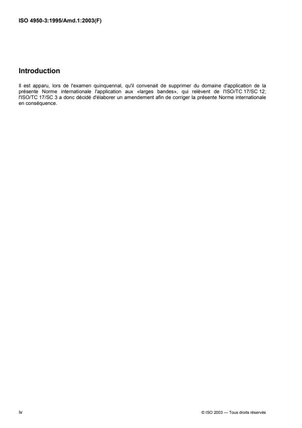 ISO 4950-3:1995/Amd 1:2003 ISO 4950-3:1995/Amd 1:2003 - Page 4 preview