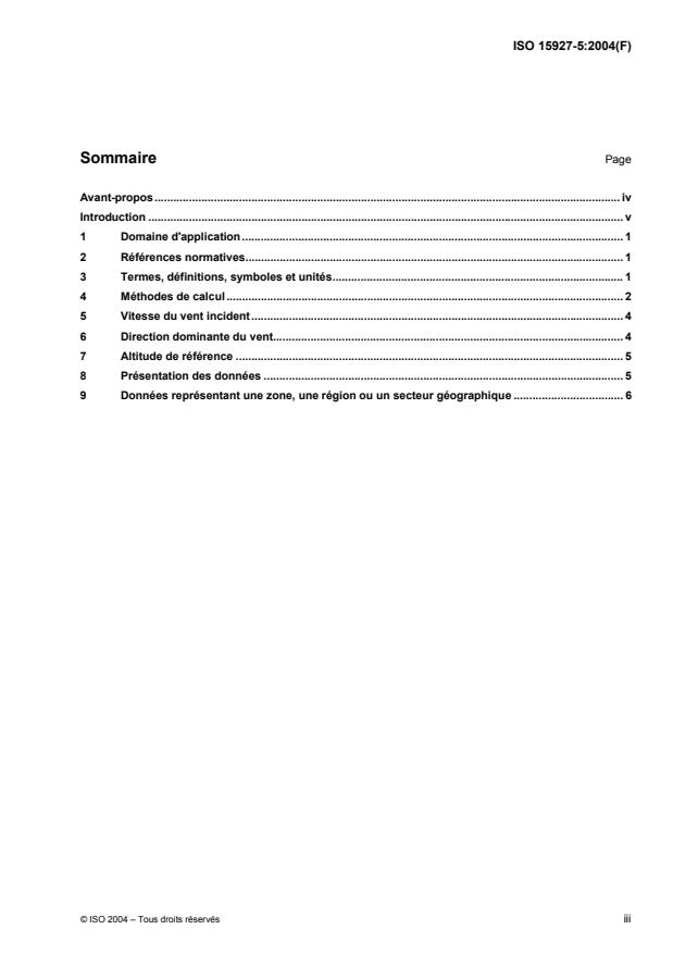ISO 15927-5:2004 - Performance hygrothermique des bâtiments -- Calcul et présentation des données climatiques