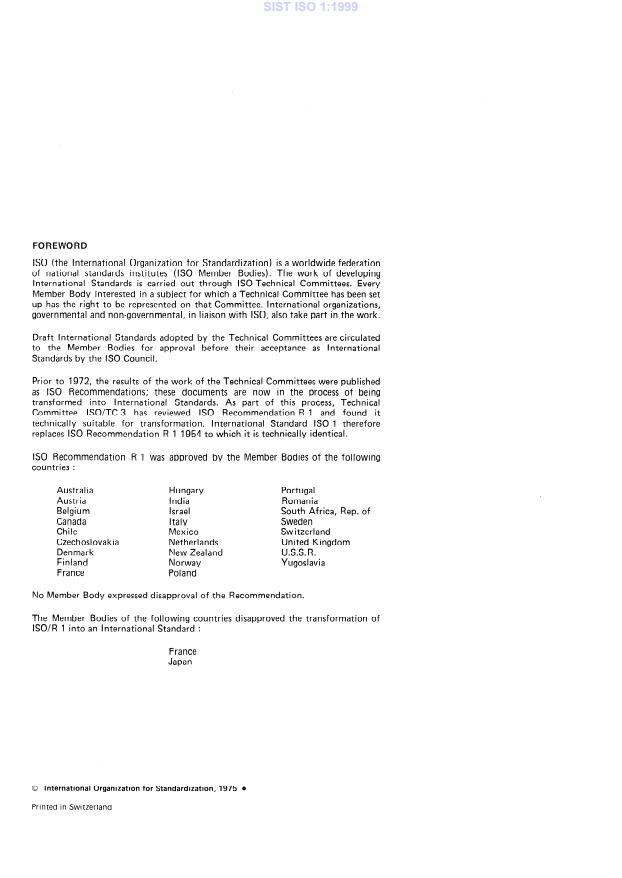 ISO 1:1975 ISO 1:1999 - Page 4 preview