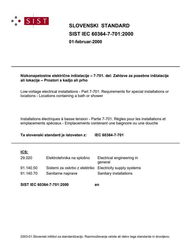 IEC 60364-7-701:2000