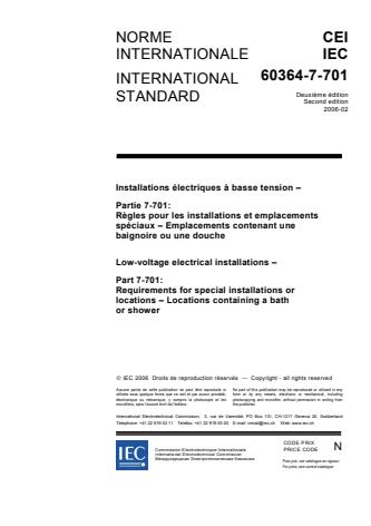 IEC 60364-7-701:2006