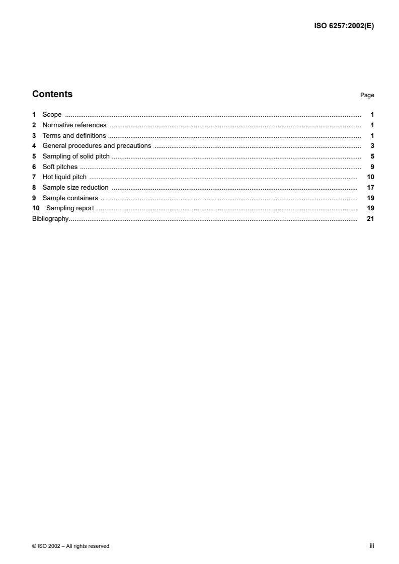 ISO 6257:2002 - Carbonaceous materials used in the production of aluminium — Pitch for electrodes — Sampling
Released:10/10/2002