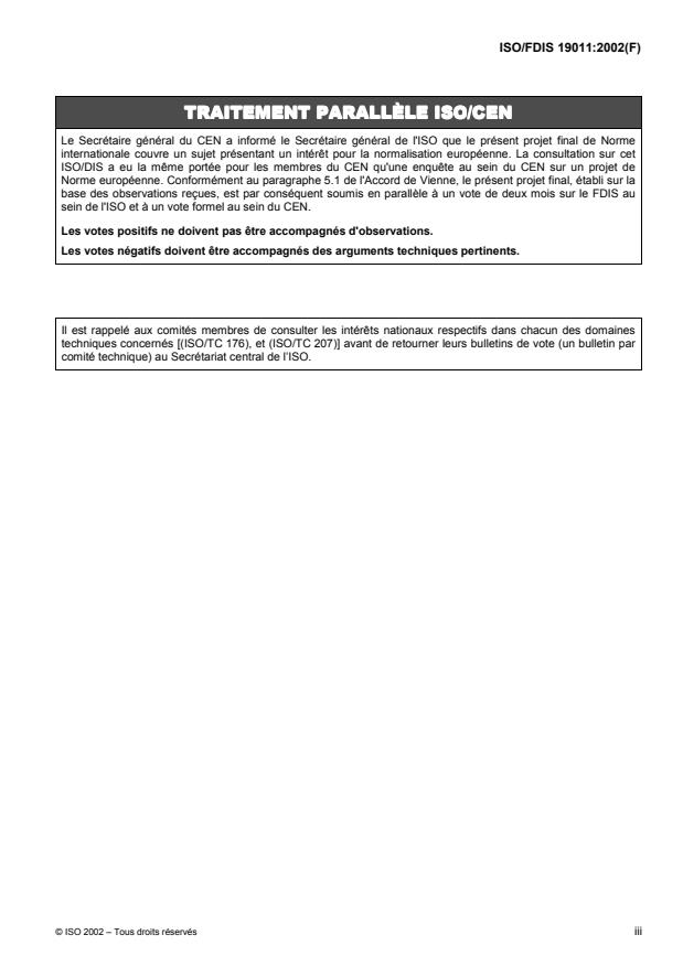 ISO/FDIS 19011-A - Lignes directrices pour l'audit des systèmes de management de la qualité et/ou de management environnemental