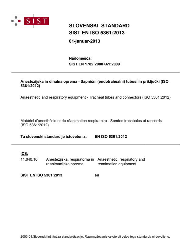 EN ISO 5361:2013