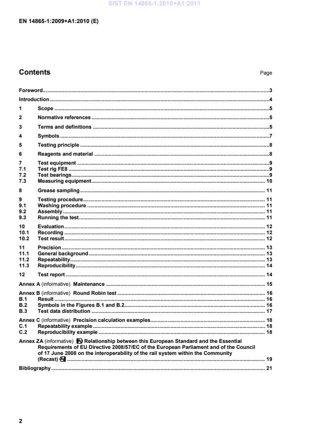 EN 14865-1:2009+A1:2010 EN 14865-1:2010+A1:2011 - Page 4 preview