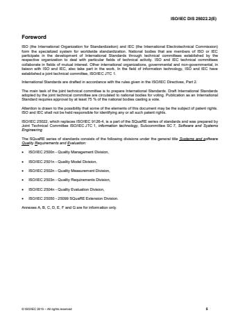 ISO/IEC 25022:2016 ISO/IEC 25022:2016 - Systems and software engineering -- Systems and software quality requirements and evaluation (SQuaRE) -- Measurement of quality in use - Page 4 preview