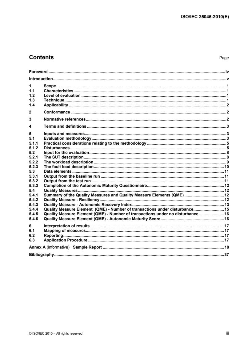 ISO/IEC 25045:2010 - Systems and software engineering — Systems and software Quality Requirements and Evaluation (SQuaRE) — Evaluation module for recoverability
Released:8/24/2010