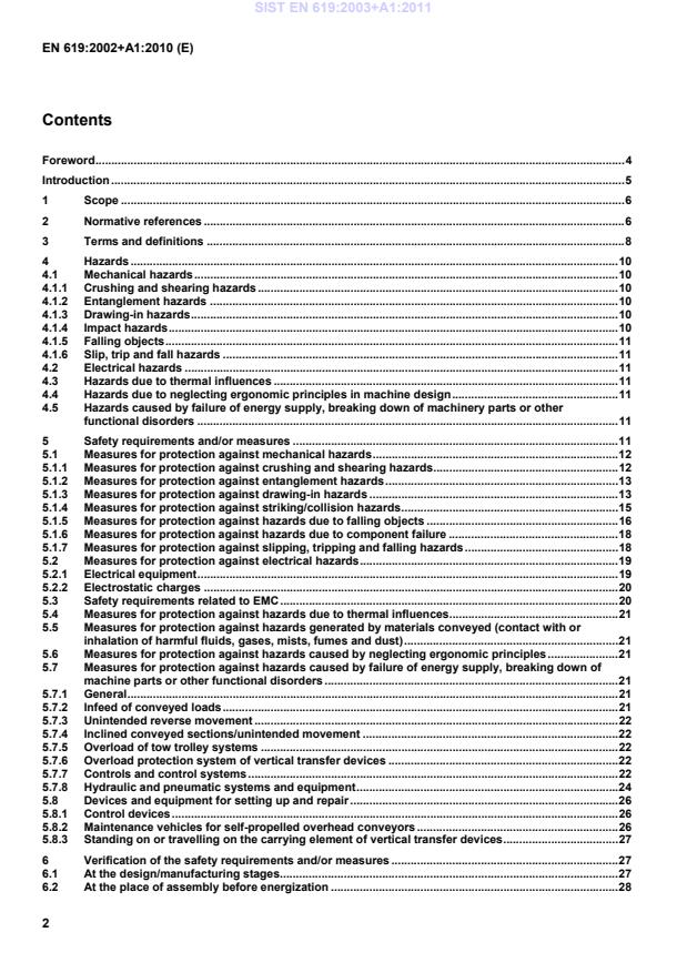 SIST EN 619:2003+A1:2011 SIST EN 619:2003+A1:2011 - Page 4 preview