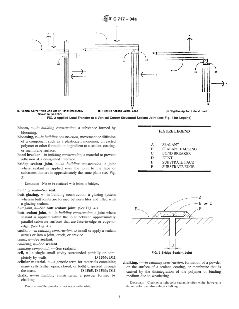 ASTM C717-04a - Standard Terminology of Building Seals and Sealants