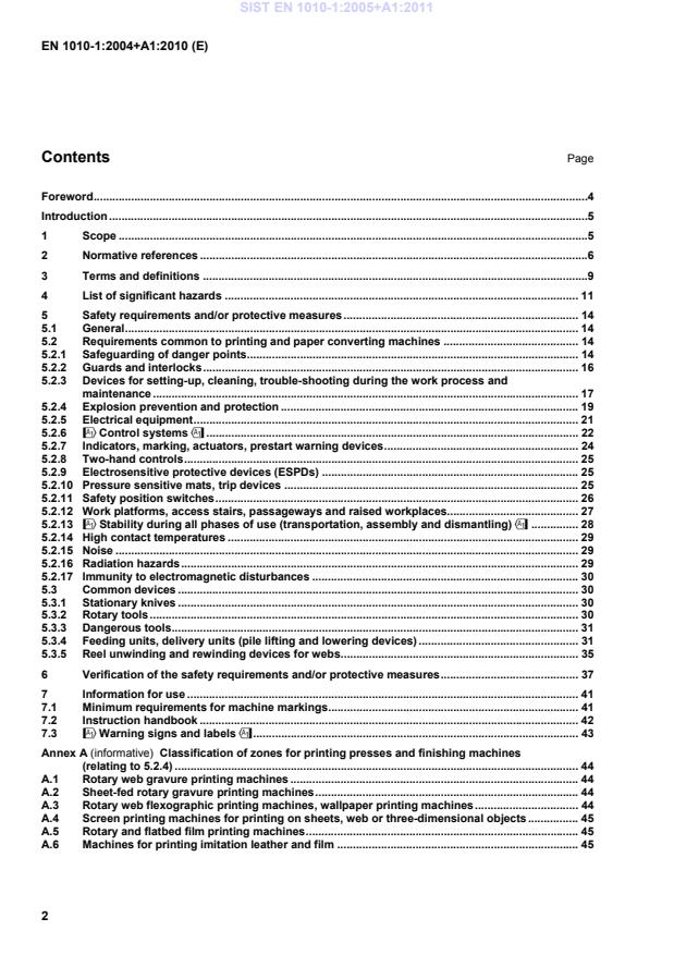 EN 1010-1:2004+A1:2010 EN 1010-1:2005+A1:2011 - Page 4 preview