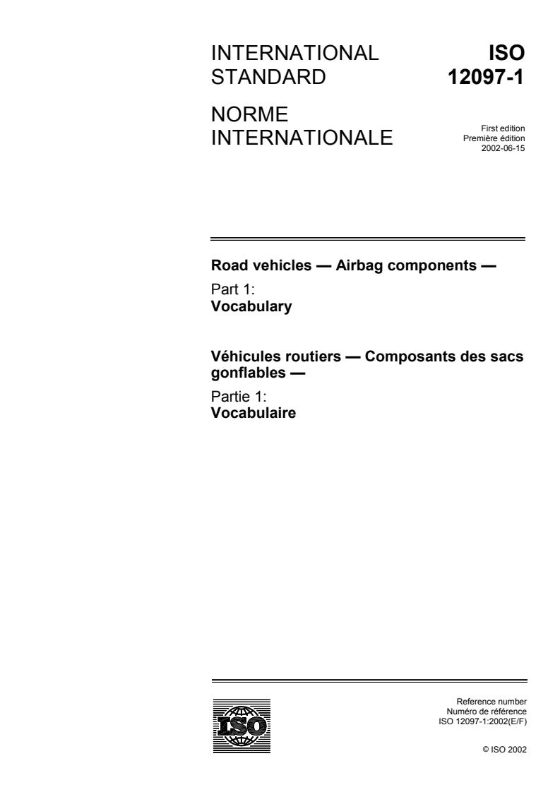 ISO 12097-1:2002 ISO 12097-1:2002 - Page 1 preview
