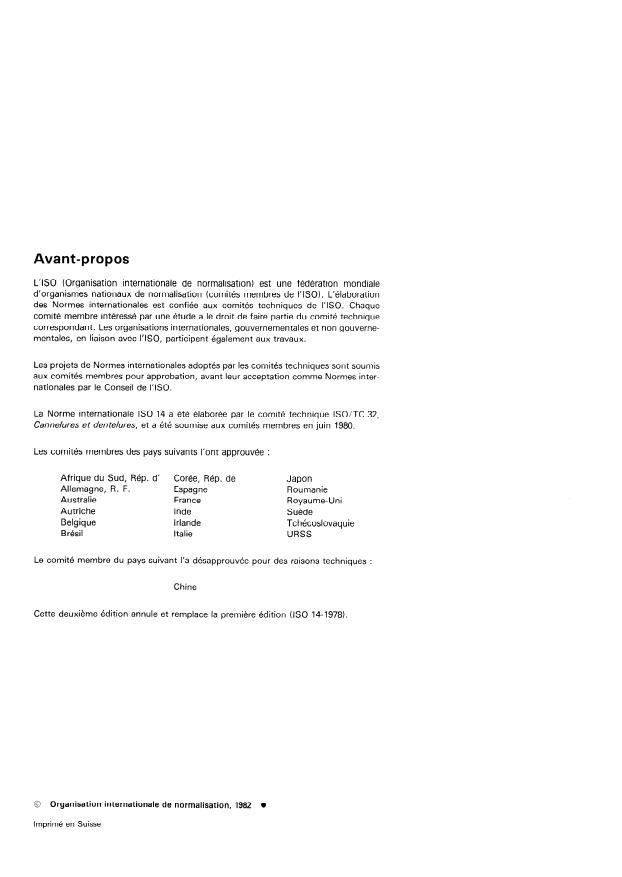 SIST ISO 14:2000 ISO 14:1982 - Cannelures cylindriques a flancs paralleles, a centrage intérieur -- Dimensions, tolérances et vérification - Page 2 preview