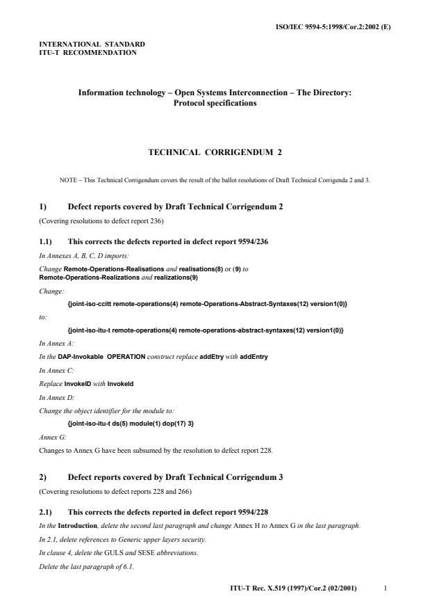 ISO/IEC 9594-5:1998/Cor 2:2002