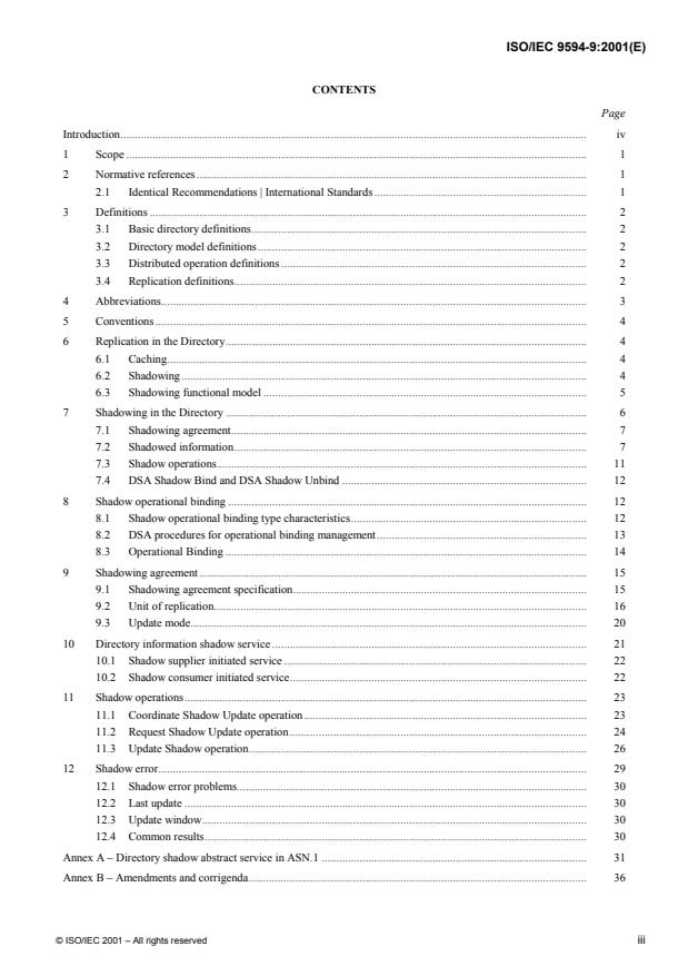 ISO/IEC 9594-9:2001 - Information technology -- Open Systems Interconnection -- The Directory: Replication