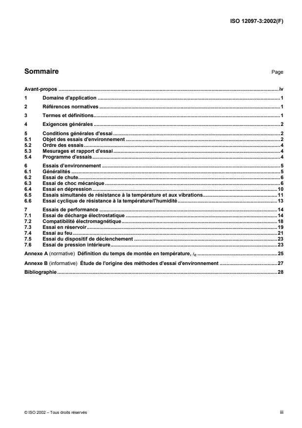 ISO 12097-3:2002 - Véhicules routiers -- Composants des sacs gonflables