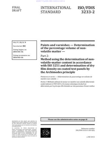 k FprEN ISO 3233-2:2014