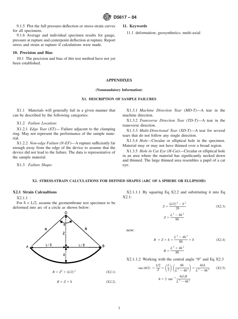 ASTM D5617-04 - Standard Test Method for Multi-Axial Tension Test for Geosynthetics