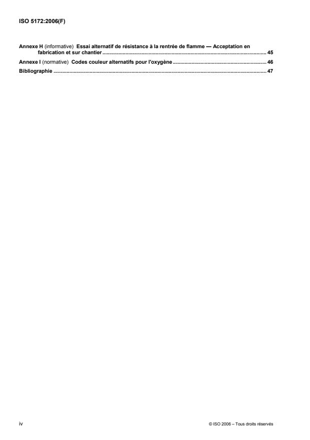 ISO 5172:2006 ISO 5172:2006 - Matériel de soudage aux gaz -- Chalumeaux pour soudage aux gaz, chauffage et coupage -- Spécifications et essais - Page 4 preview
