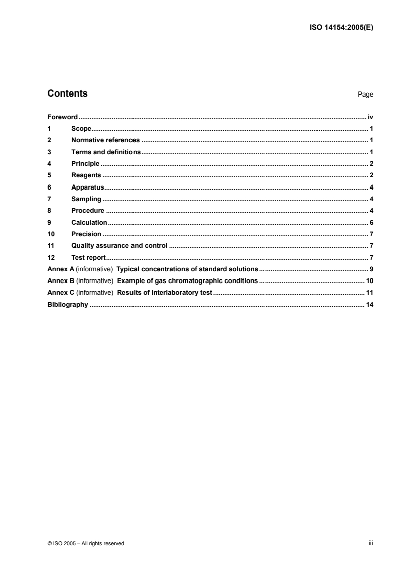 ISO 14154:2005 - Soil quality — Determination of some selected chlorophenols — Gas-chromatographic method with electron-capture detection
Released:1/24/2005