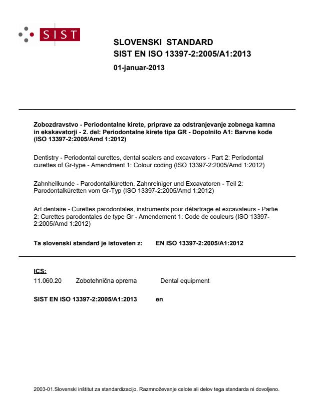 EN ISO 13397-2:2005/A1:2013