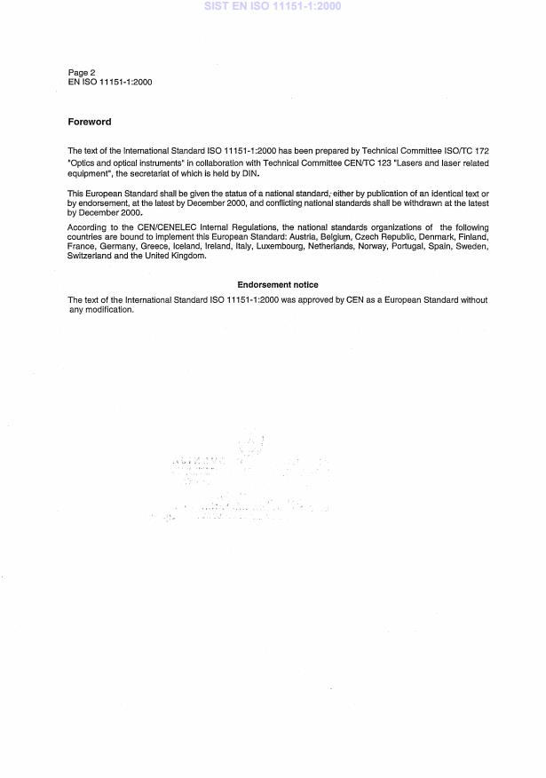 EN ISO 11151-1:2000 EN ISO 11151-1:2000 - Page 4 preview