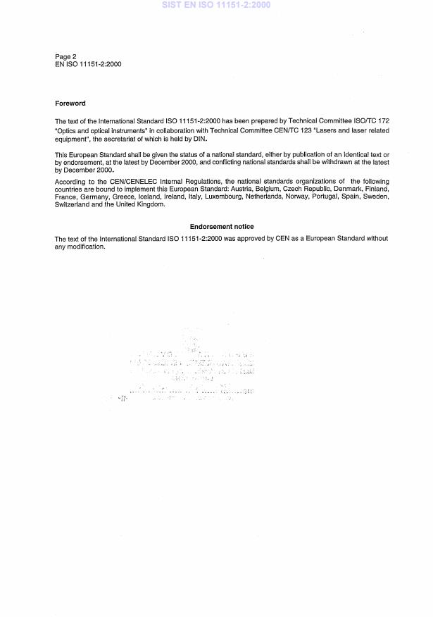 EN ISO 11151-2:2000 EN ISO 11151-2:2000 - Page 4 preview