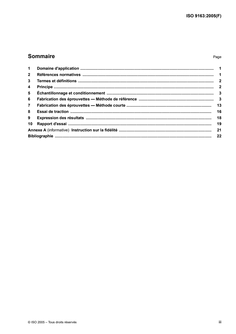 ISO 9163:2005 - Verre textile — Stratifils — Fabrication d'éprouvettes et essai de traction sur stratifil imprégné
Released:4/6/2005