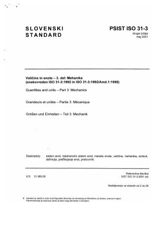 P ISO 31-3:2001