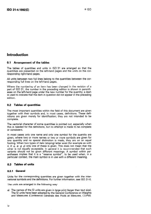 ISO 31-4:1992 ISO 31-4:1992 - Quantities and units - Page 4 preview
