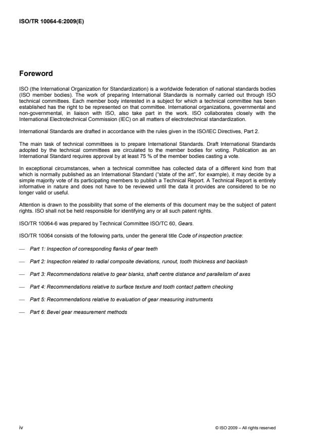 ISO/TR 10064-6:2009 ISO/TR 10064-6:2009 - Code of inspection practice - Page 4 preview
