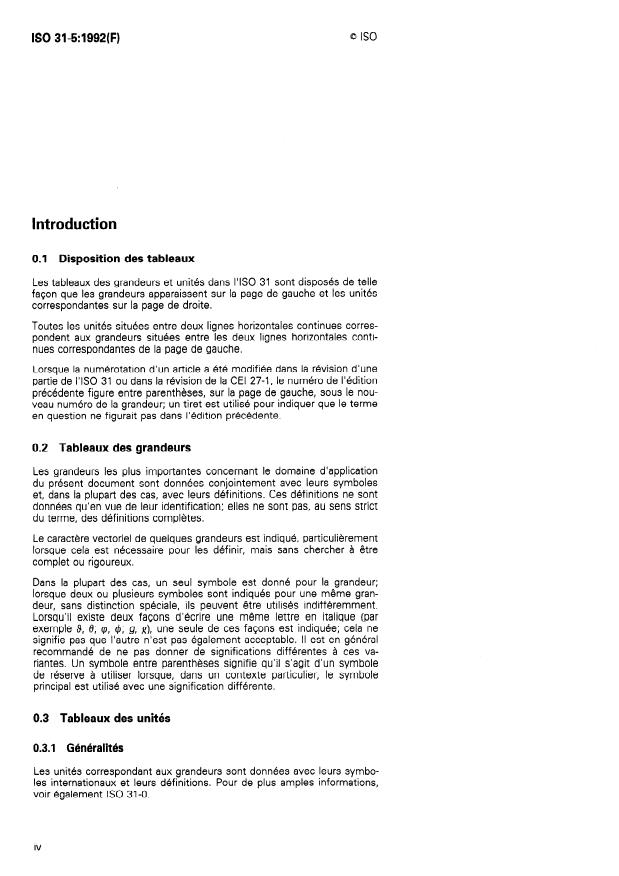 ISO 31-5:1992 ISO 31-5:1992 - Grandeurs et unités - Page 4 preview