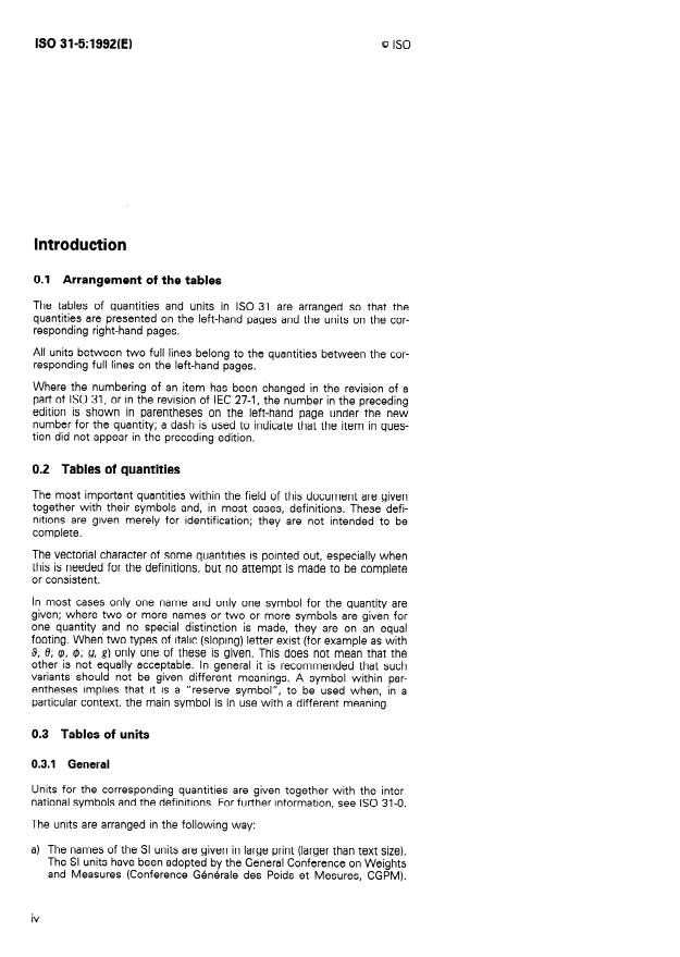 ISO 31-5:1992 ISO 31-5:1992 - Quantities and units - Page 4 preview